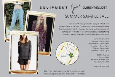 Joie, Equipment, Current/Elliot Sample Sale