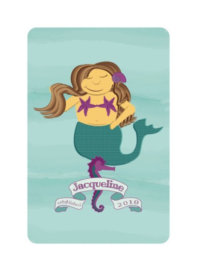 Chubby Mermaid Art Print