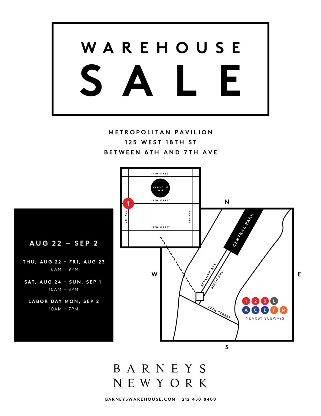 Barneys Warehouse Sale New York