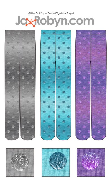 Glitter Dots Tights for Target