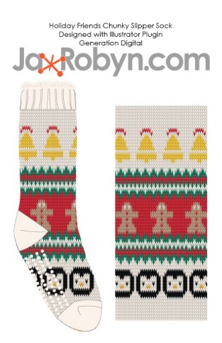 Holiday Friends Slipper Socks
