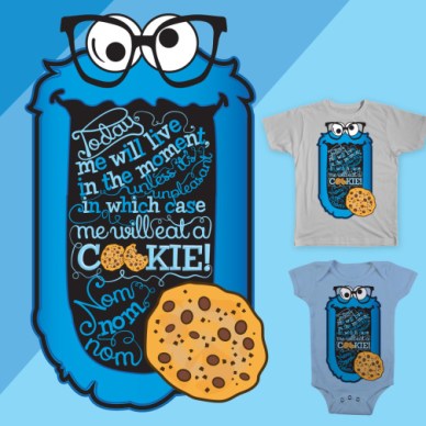 Cookie Monster T-shirt for Threadless